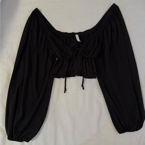 laine honolulu | cropped long sleeve